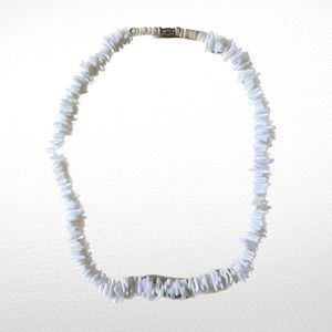 White Chip Puka Shell Necklace
